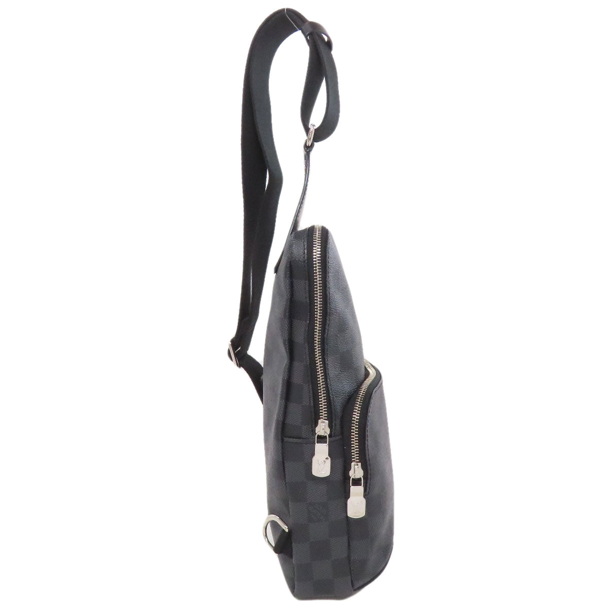 LOUIS VUITTON Sling bag Damier canvas black Avenue Sling mens