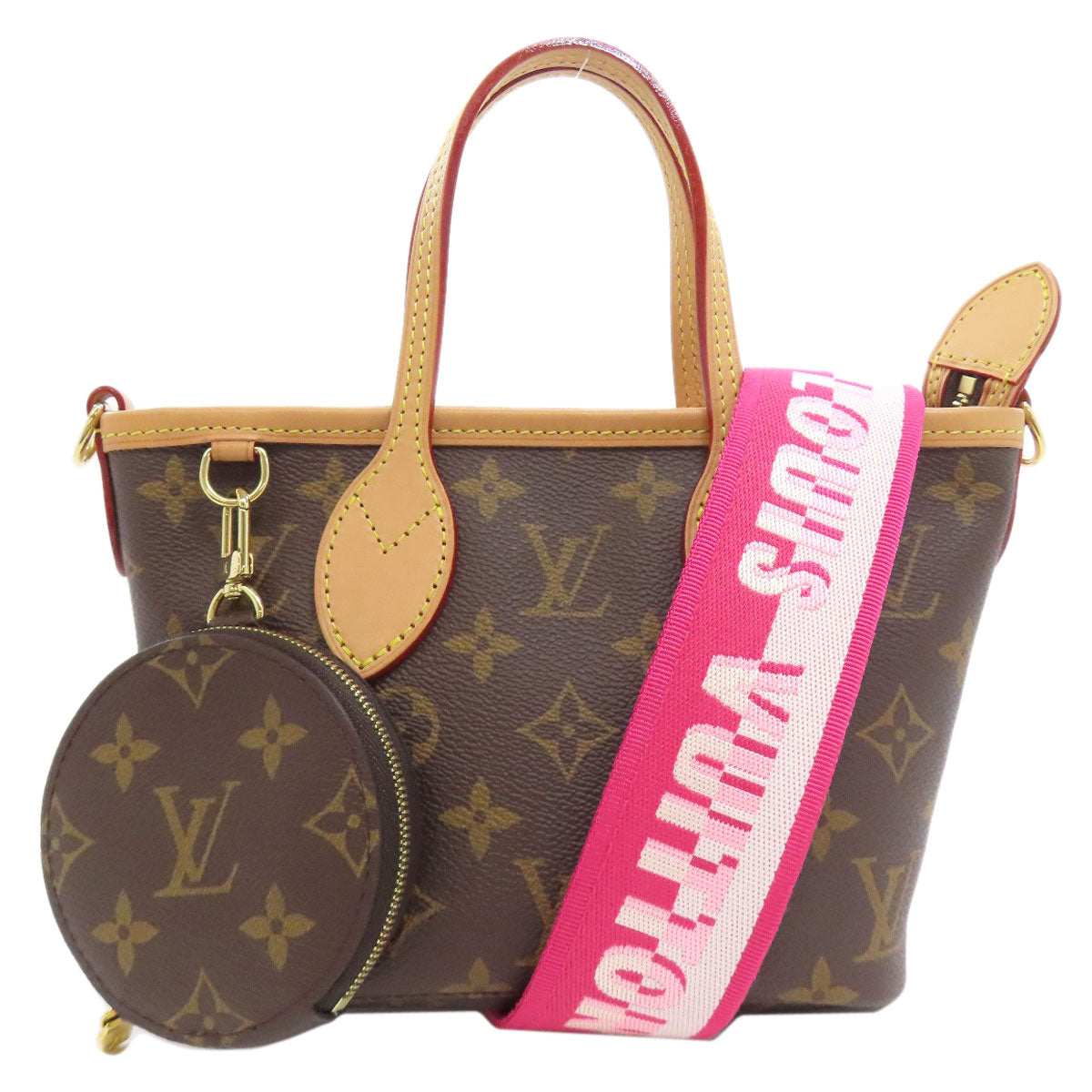 LOUIS VUITTON Handbag Monogram canvas Brown Neverfull BB Women