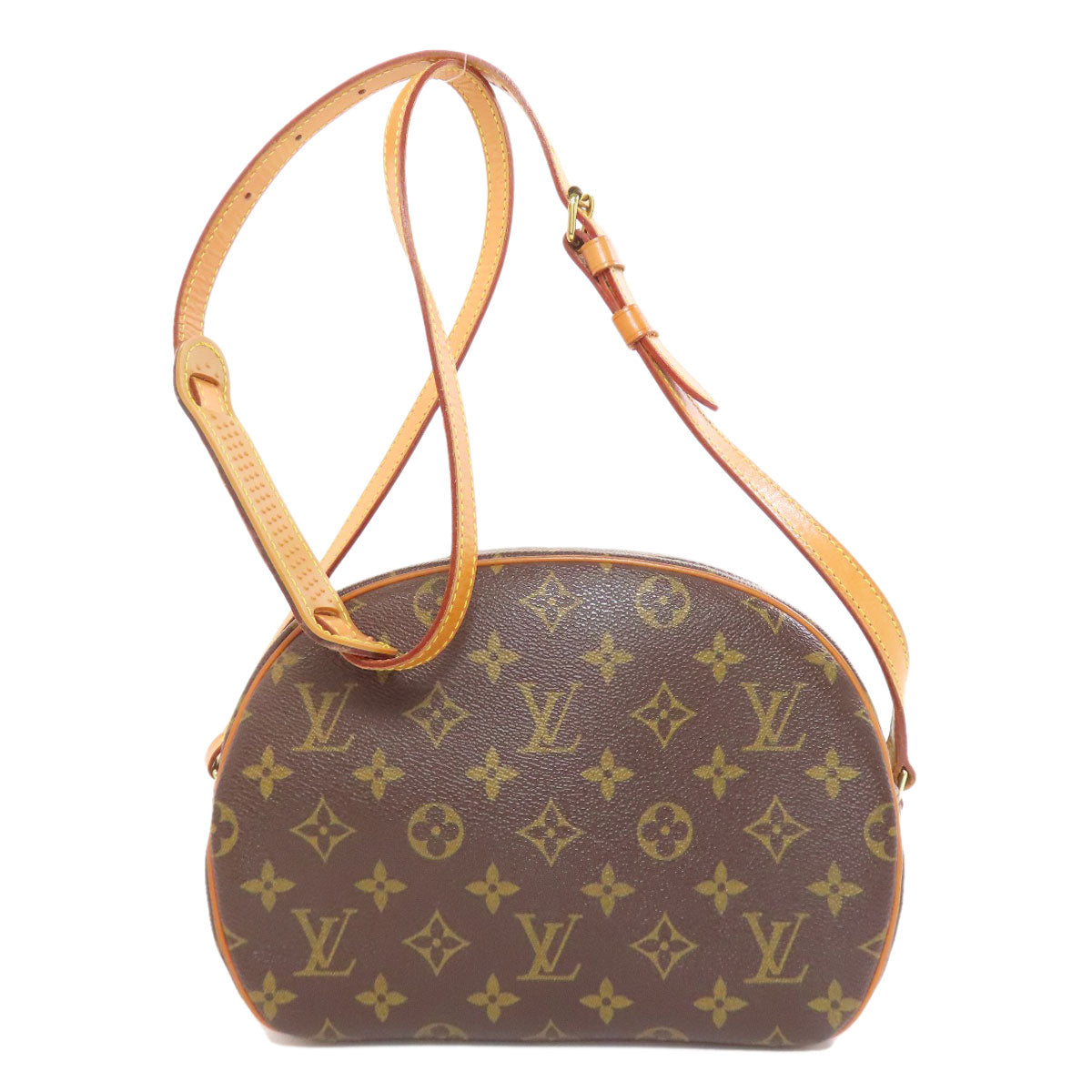 LOUIS VUITTON Shoulder Bag Monogram canvas Brown Blois