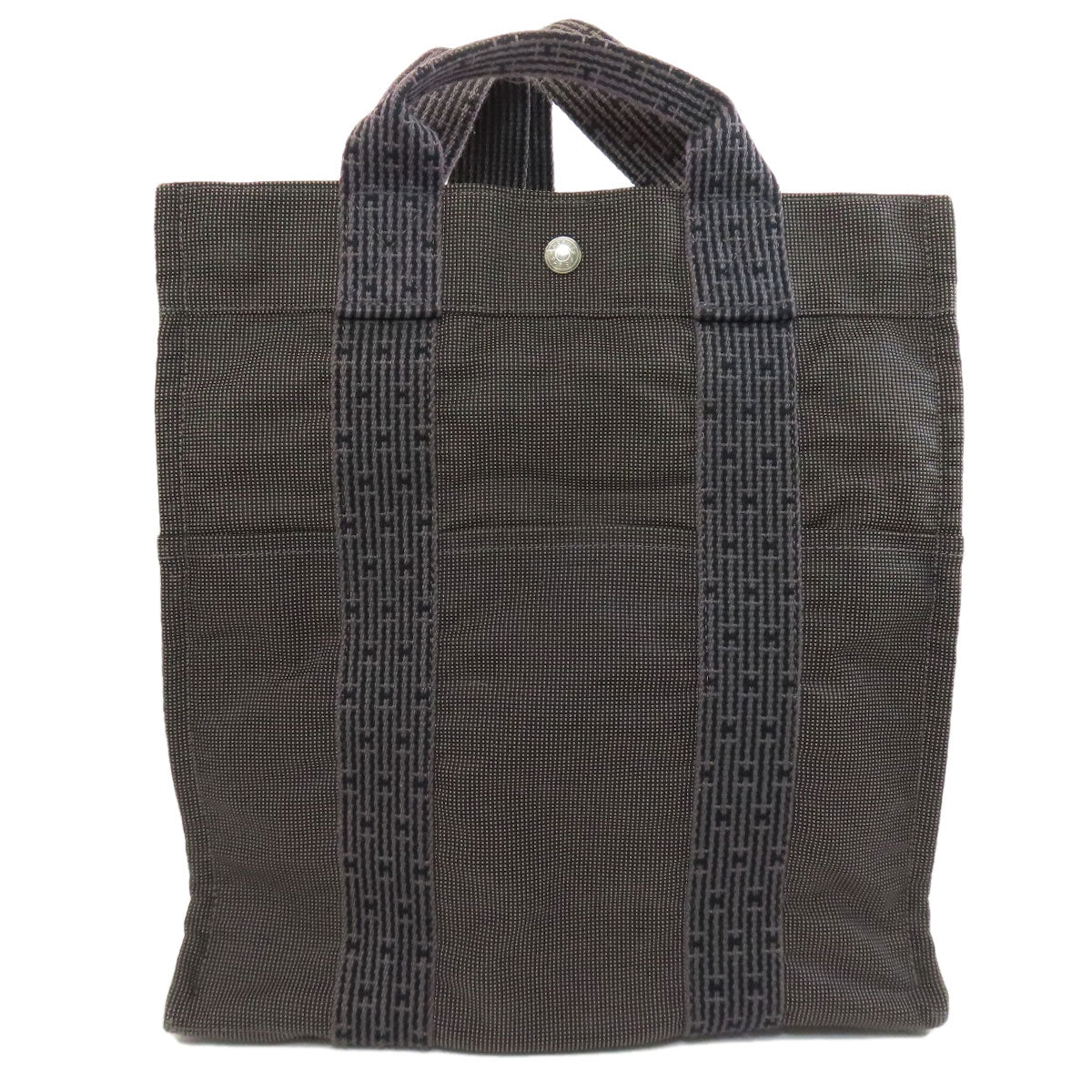 HERMES Backpack canvas gray Her Line ad MM