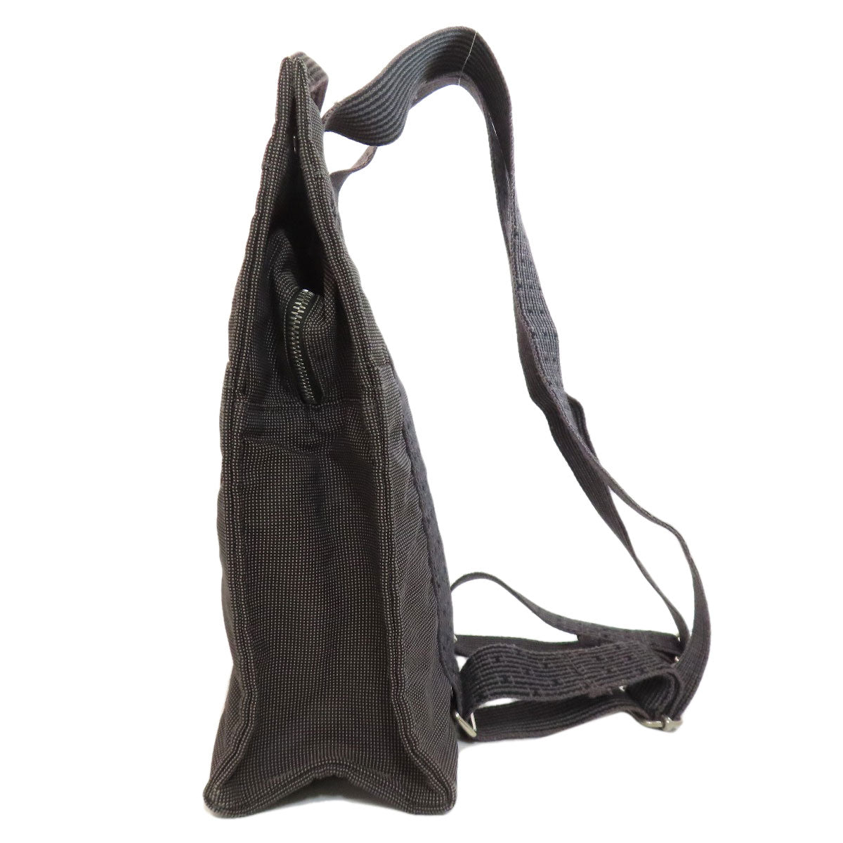 HERMES Backpack canvas gray Her Line ad MM