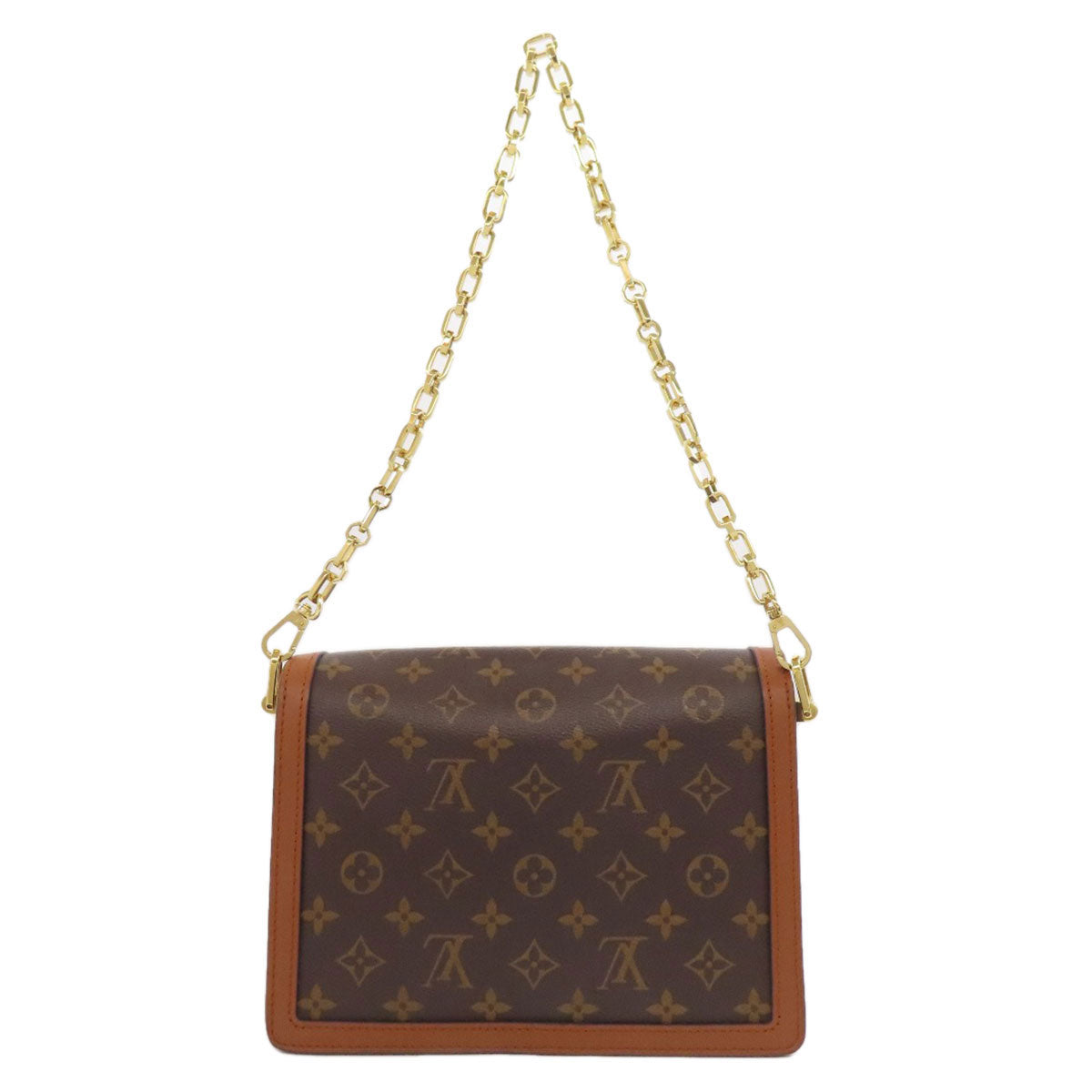  LOUIS VUITTON Shoulder Bag Monogram reverse Brown Dauphine MM