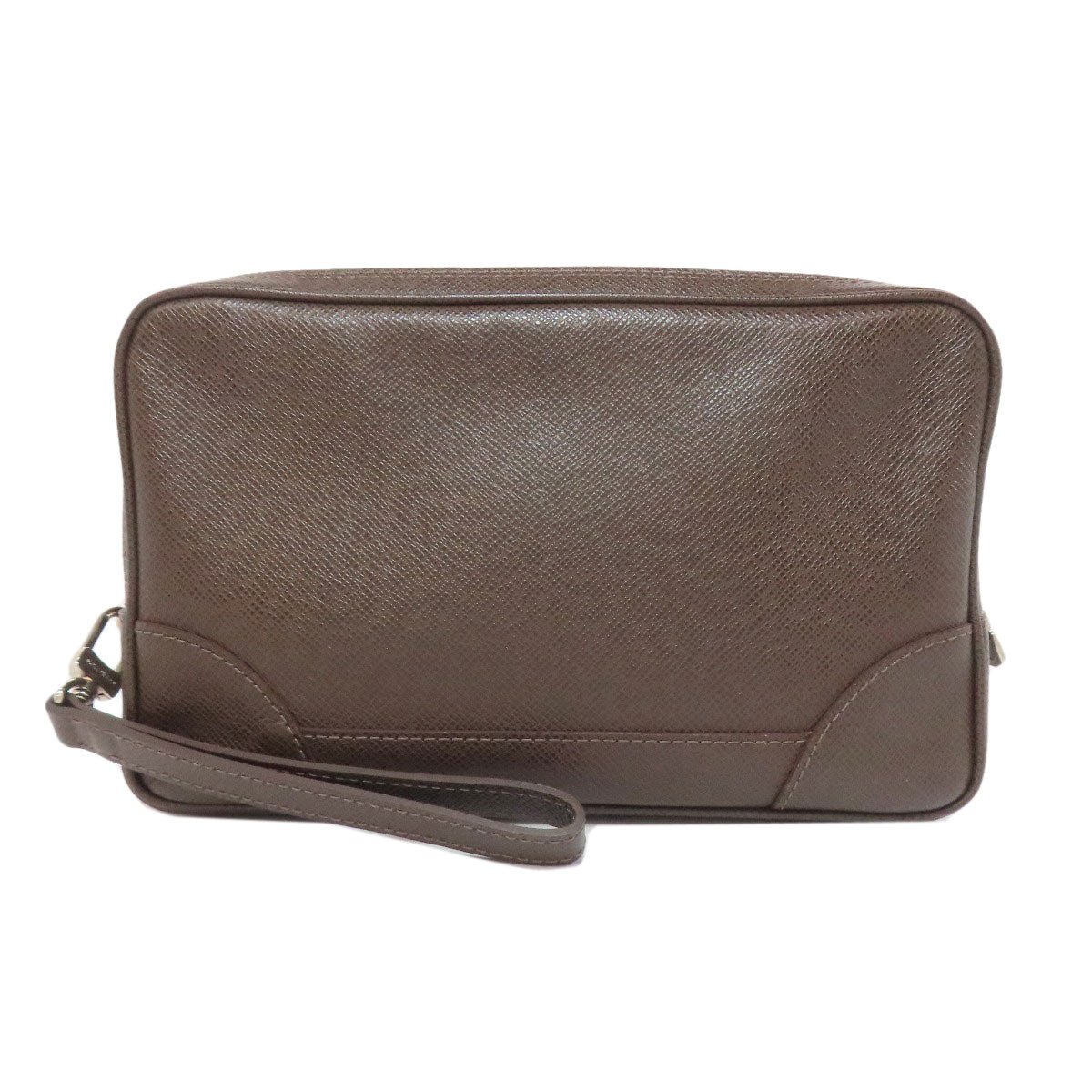  LOUIS VUITTON business bag Taiga Leather Brown Pavel