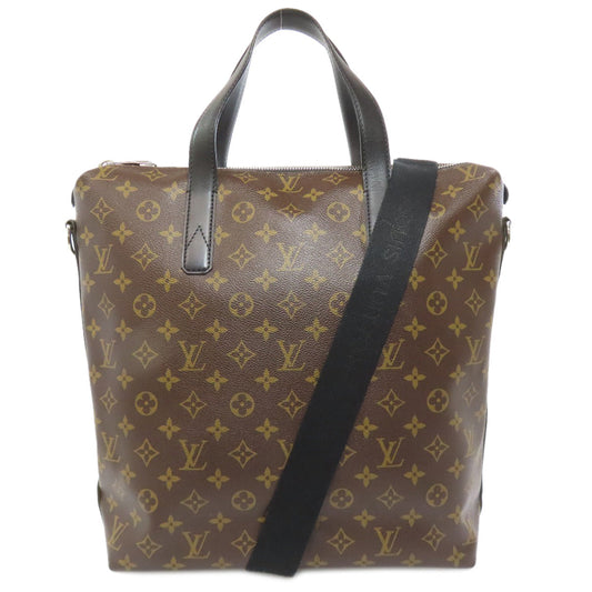 LOUIS VUITTON Tote Bag Monogram canvas Brown Monogram Macassar Kitan