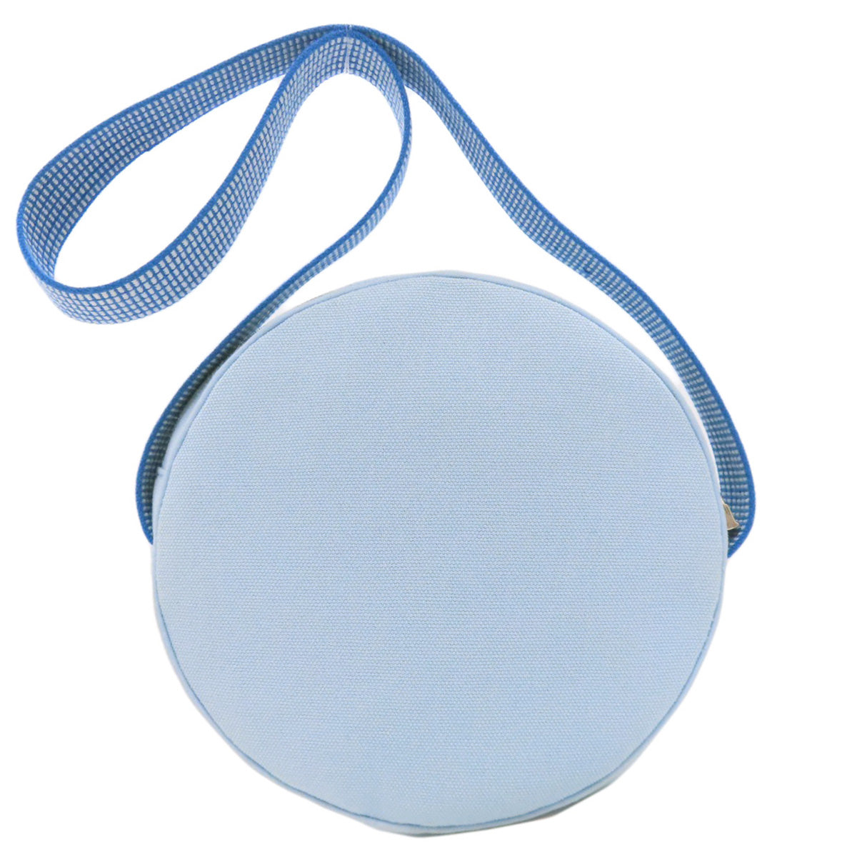 HERMES Shoulder Bag canvas blue Circus Bag Baby Gift Women