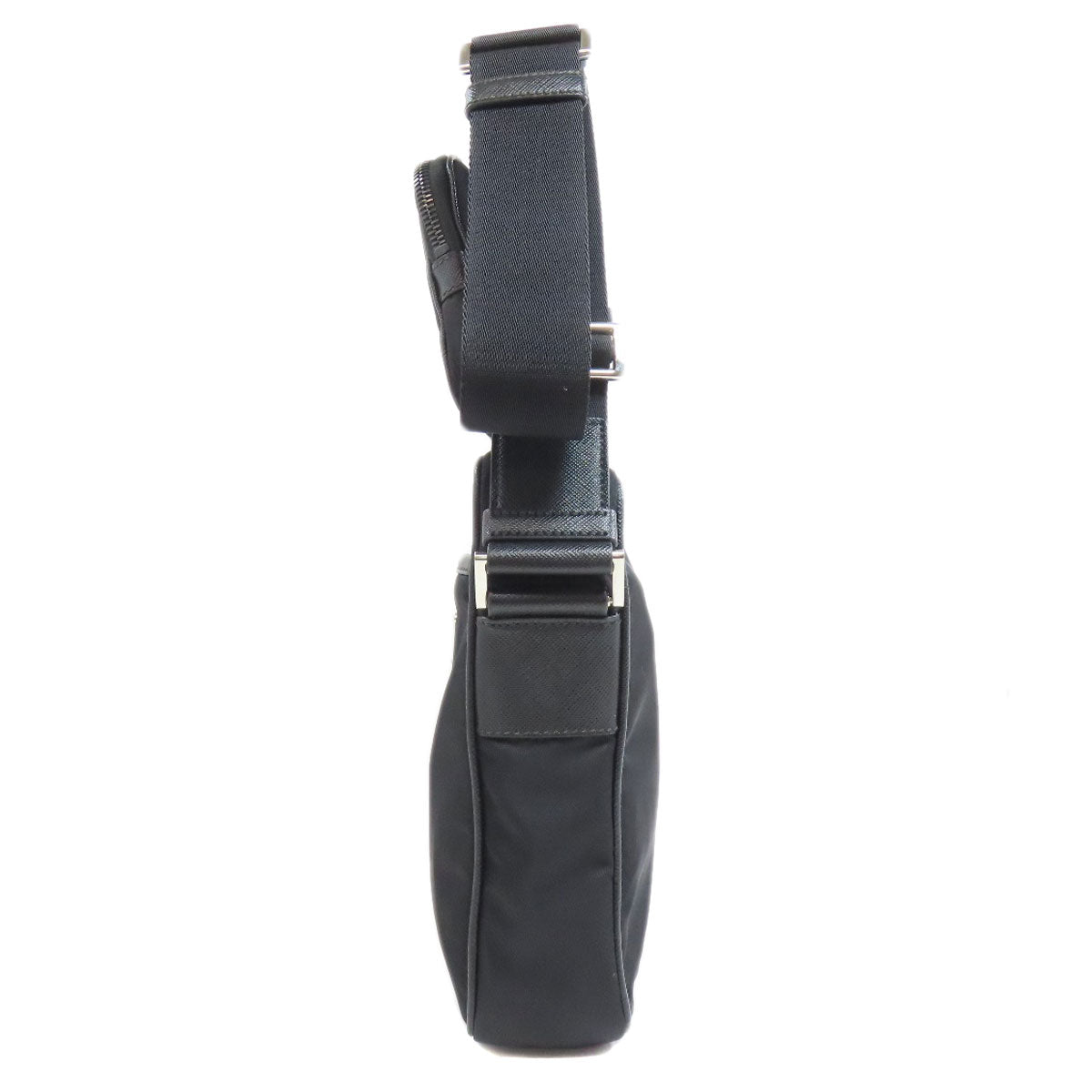 PRADA Shoulder Bag Nylon black logoMetal Women