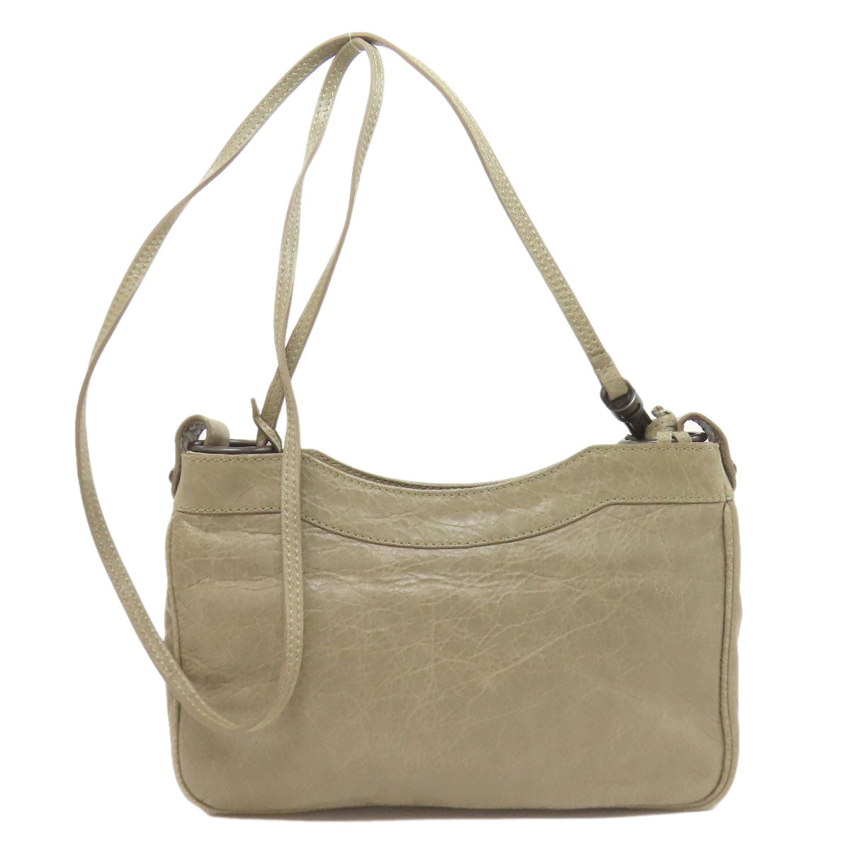 BALENCIAGA Shoulder Bag 242803 Calfskin gray The hip