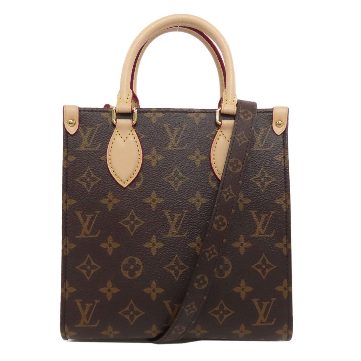 LOUIS VUITTON Handbag Monogram canvas Brown Sac PlatBB Women
