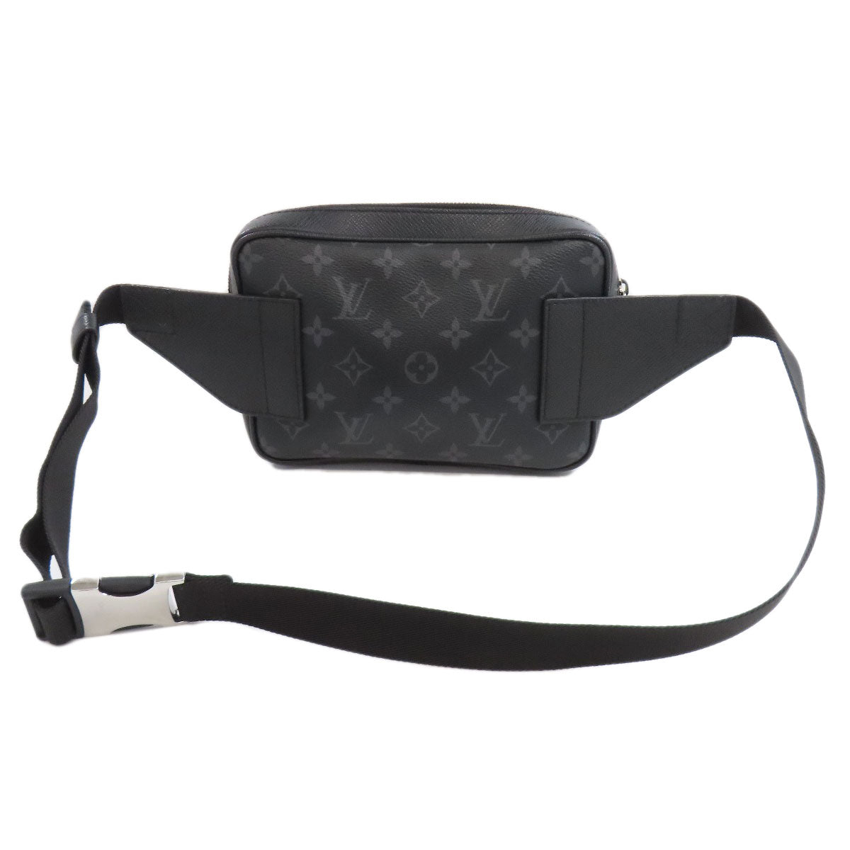 LOUIS VUITTON Hip bag Monogram canvas black Bum bag outdoor mens