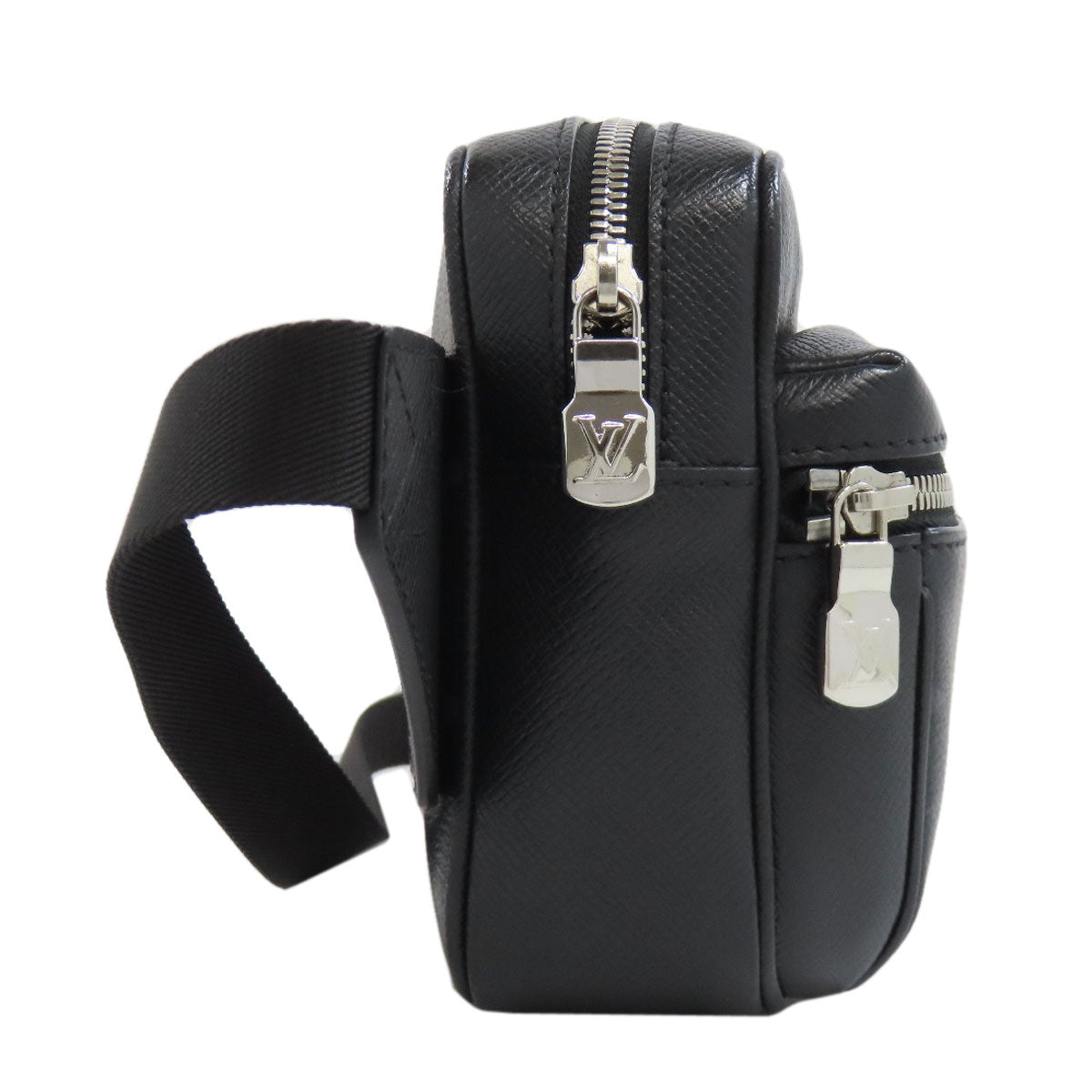 LOUIS VUITTON Hip bag Monogram canvas black Bum bag outdoor mens