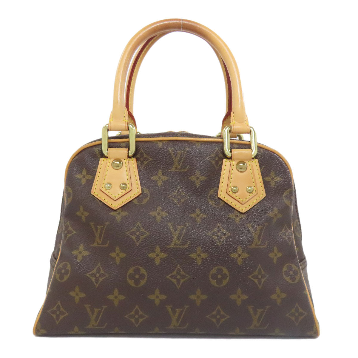 LOUIS VUITTON Handbag Monogram canvas Brown Manhattan PM Women