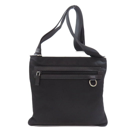 PRADA Shoulder Bag VA0340 Nylon black logoMetal Women