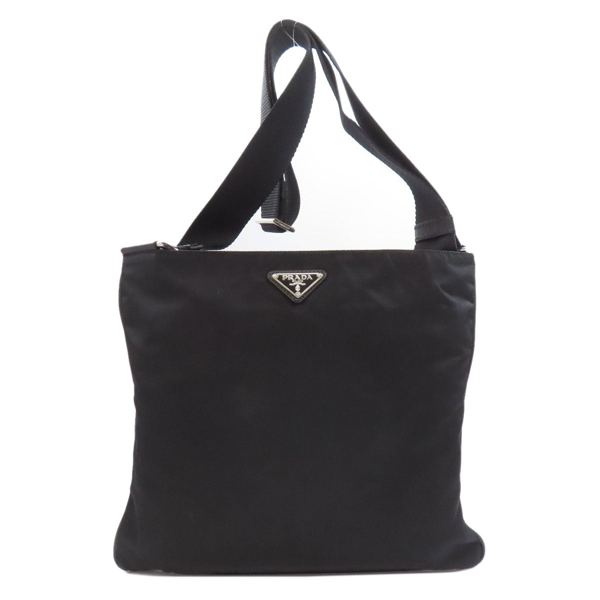 PRADA Shoulder Bag VA0340 Nylon black logoMetal Women