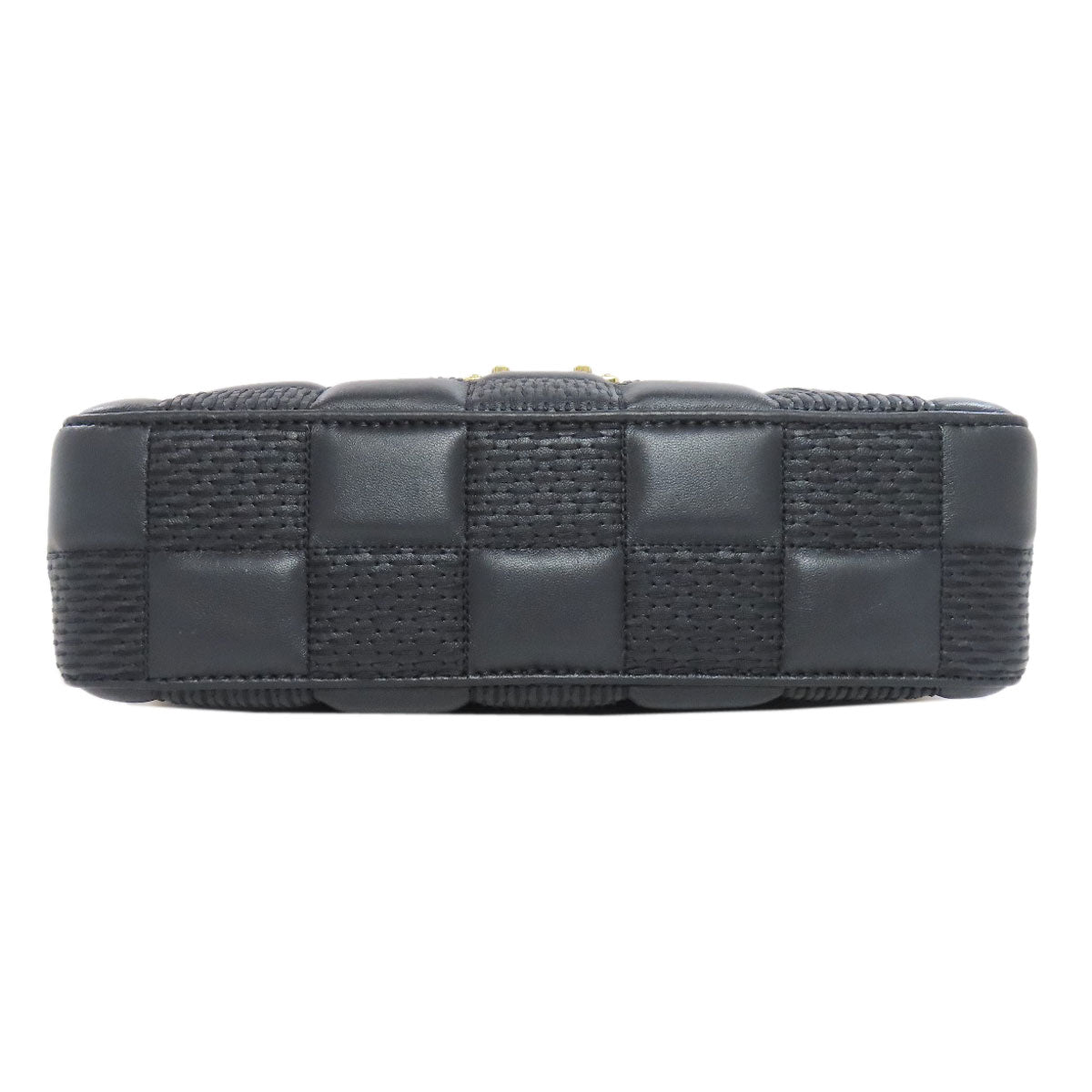 LOUIS VUITTON Shoulder Bag lambskin black Troca MM Women