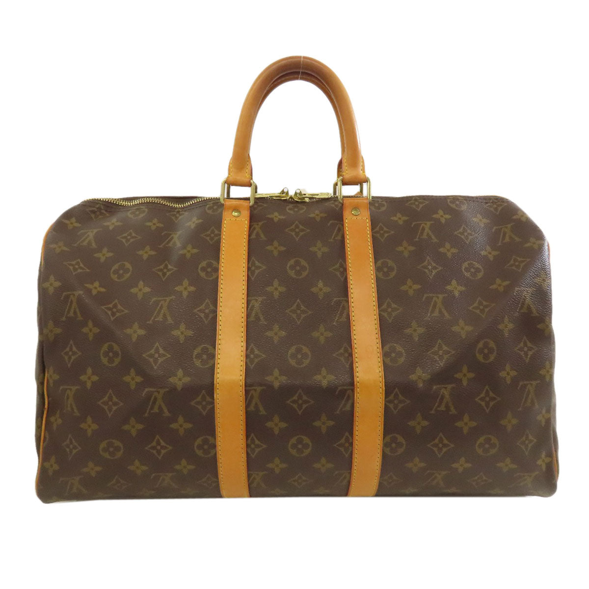 LOUIS VUITTON Boston Duffel bag Monogram canvas Brown Keepall 45