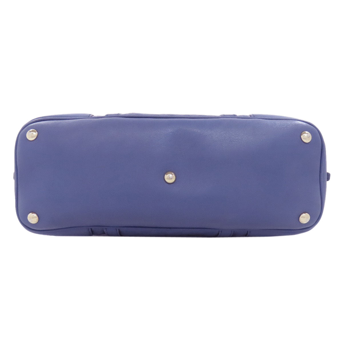 GUCCI Handbag 309617 leather blue GG Signature Microsima