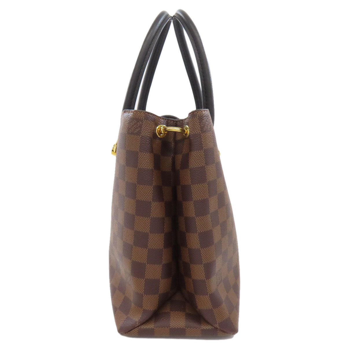 LOUIS VUITTON Handbag Damier canvas Brown Riverside Women