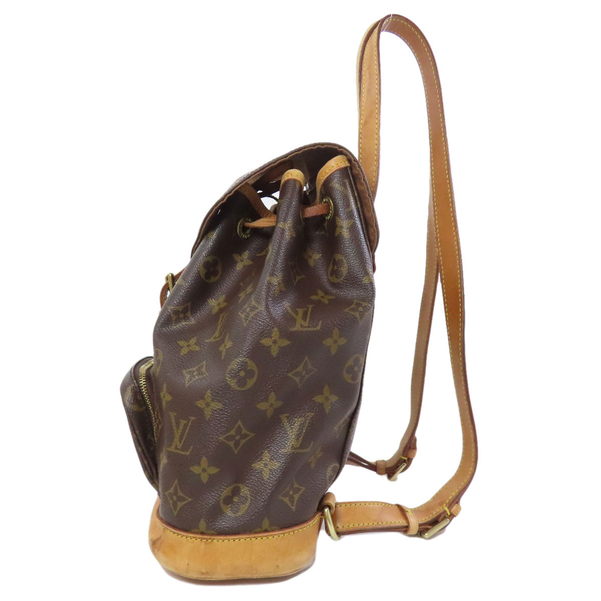 LOUIS VUITTON Backpack Monogram canvas Brown MontsourisMM Women