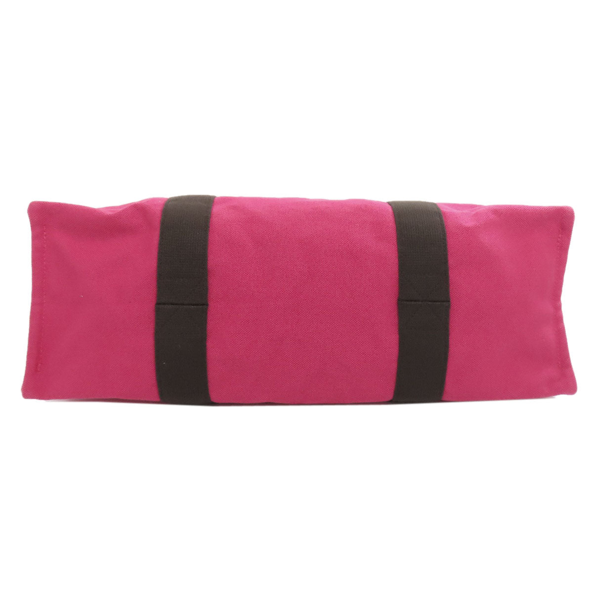 HERMES Tote Bag canvas pink Sac de Platage