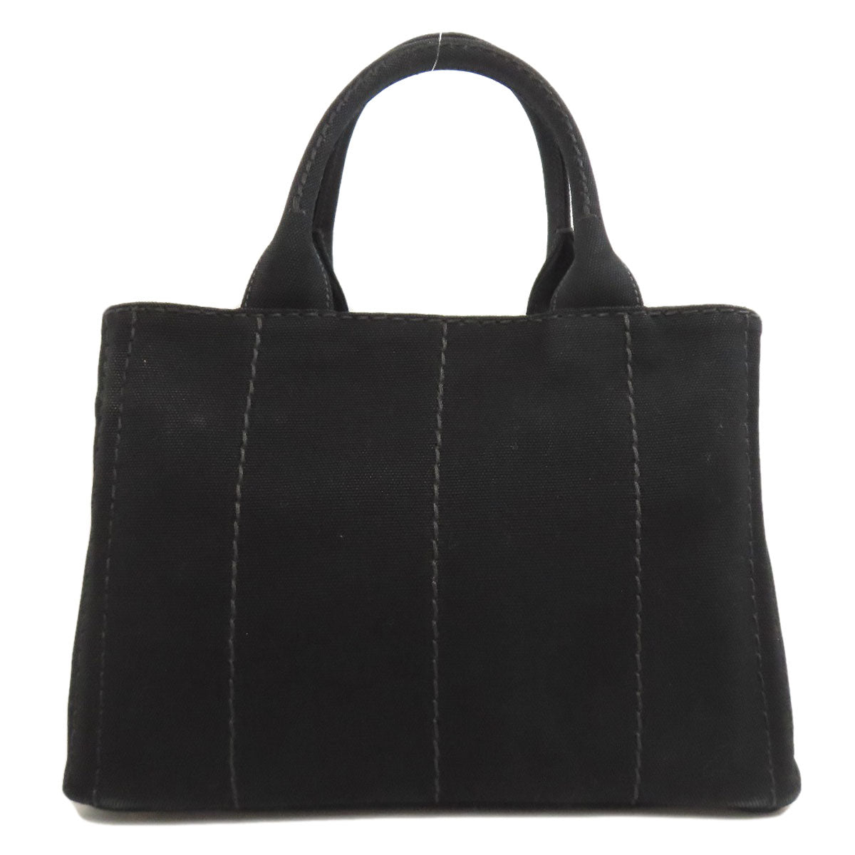 PRADA Handbag canvas black Canapa Mini 2WAY - Style 2