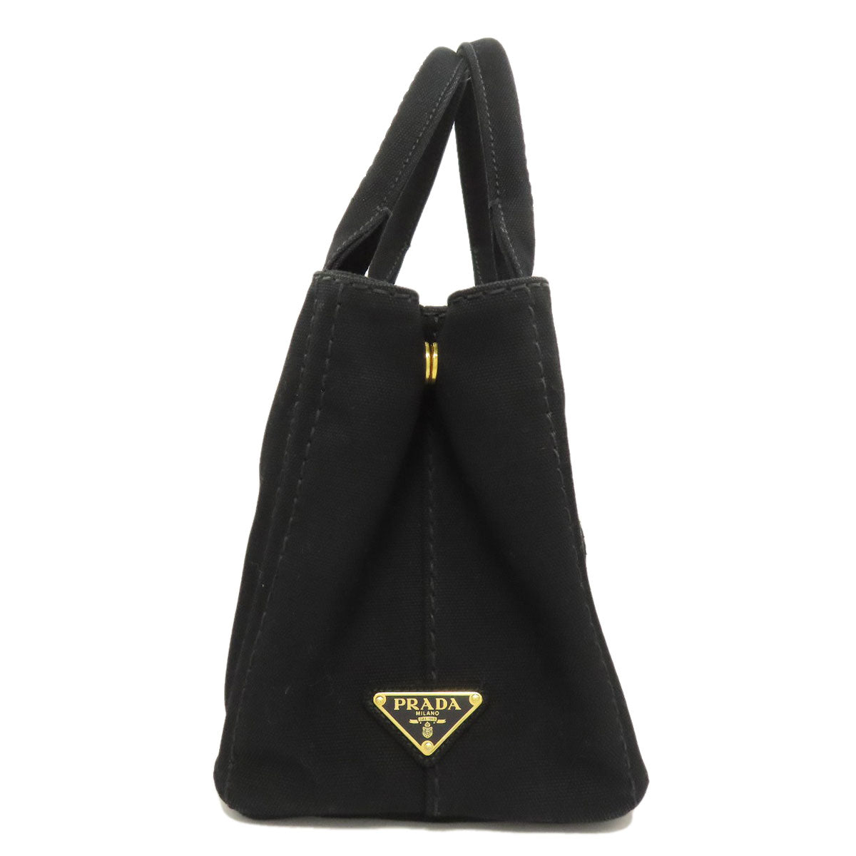 PRADA Handbag canvas black Canapa Mini 2WAY - Style 2