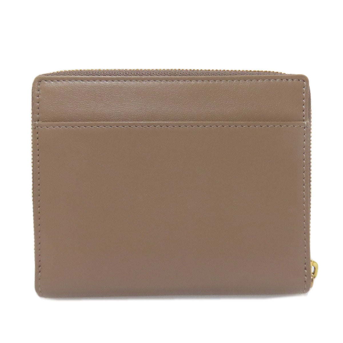 BALENCIAGA Bifold Wallet 753762 leather Brown logo Women