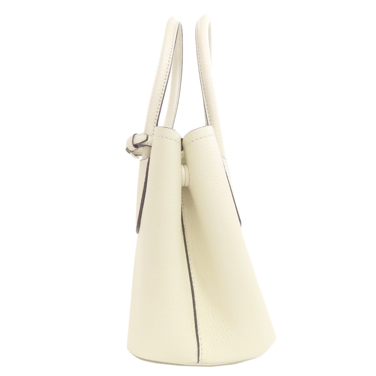 PRADA Handbag 1BG443 leather white 2WAY Women