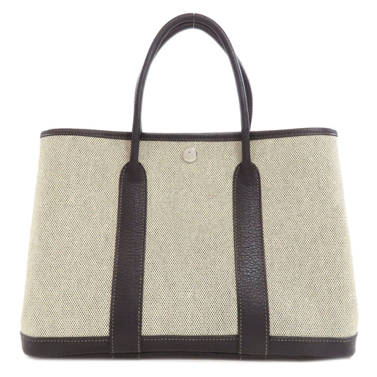 HERMES Handbag Tower ash gray Garden party TPM