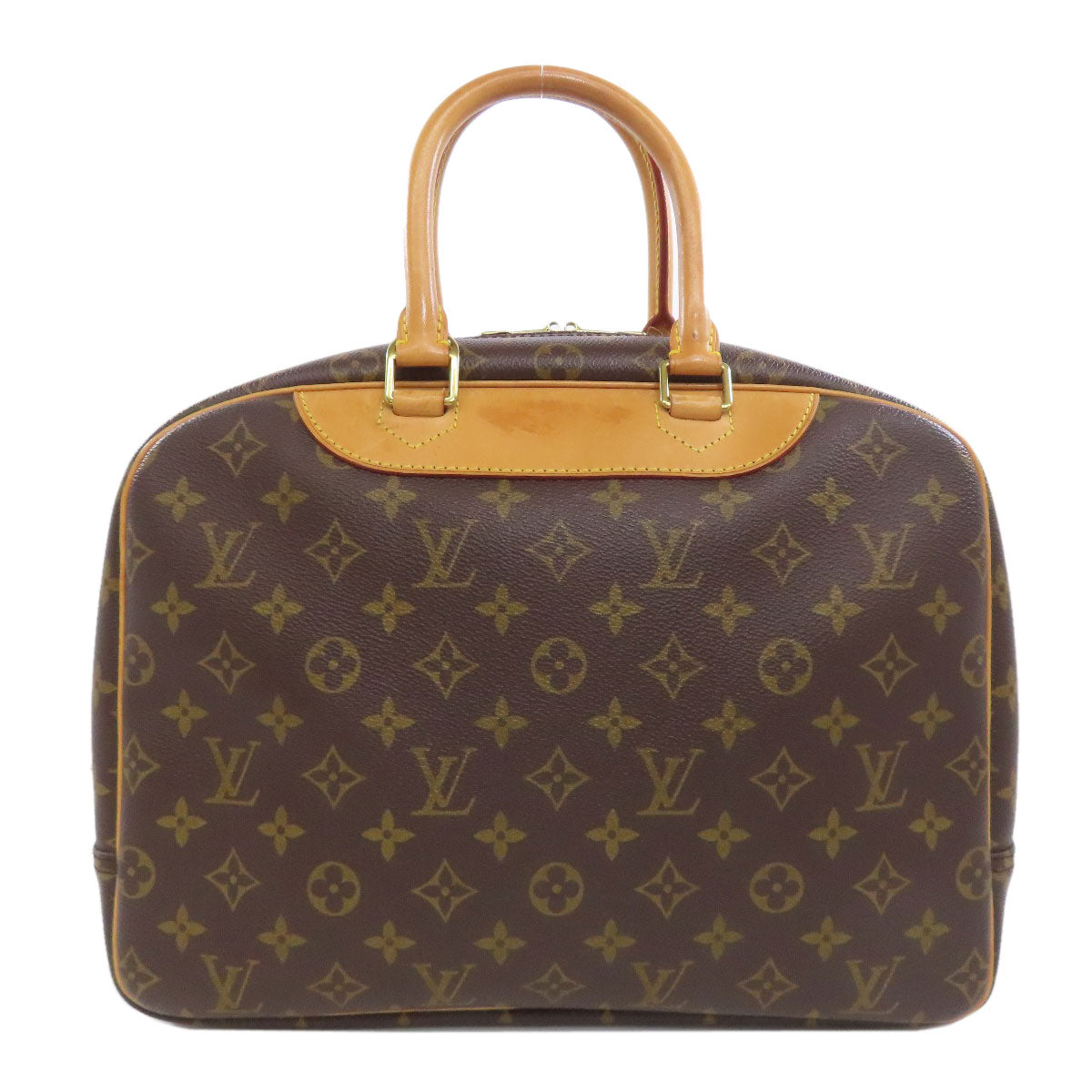 LOUIS VUITTON Boston Duffel bag Monogram canvas Brown Deauville