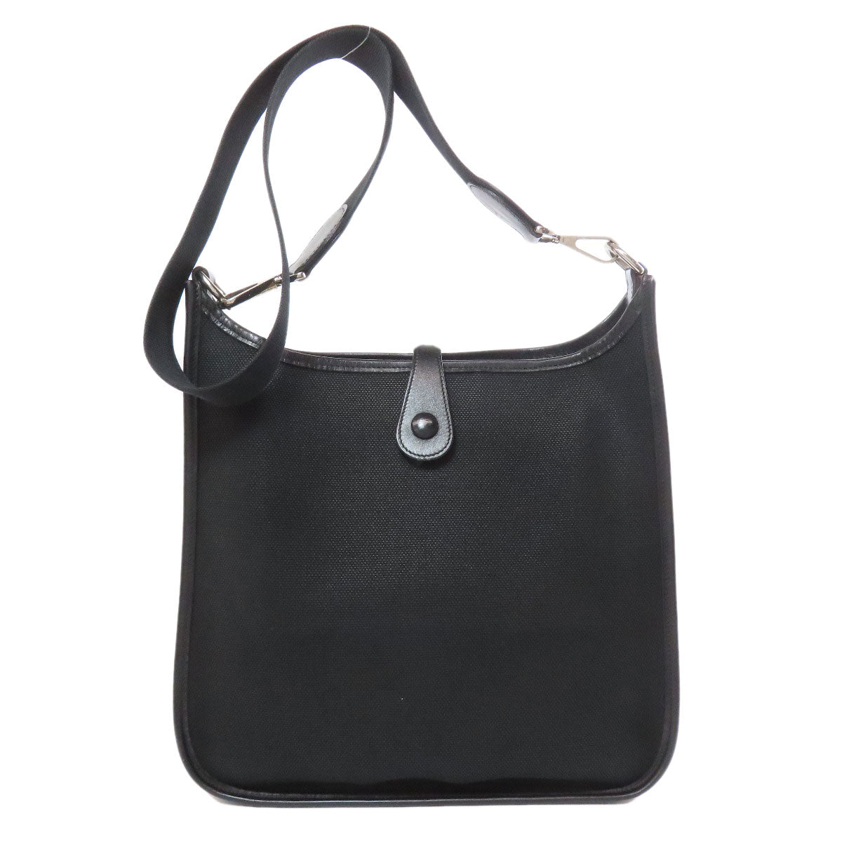 HERMES Shoulder Bag Towar black Evelyn 1 PM SilverMetal