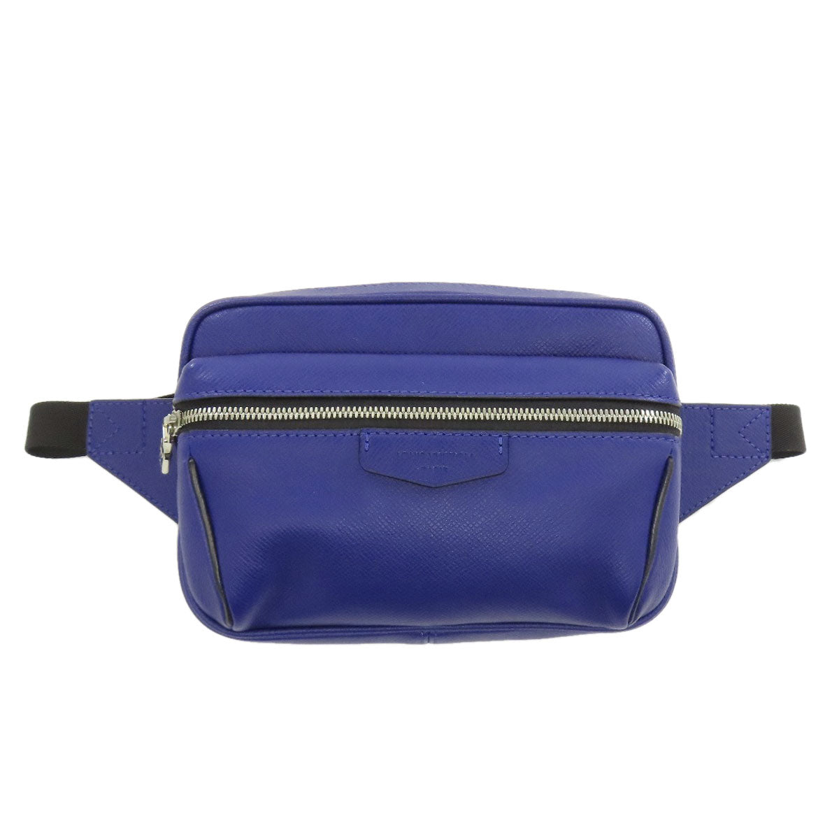 LOUIS VUITTON Hip bag Taiga Leather blue Bum bag outdoor
