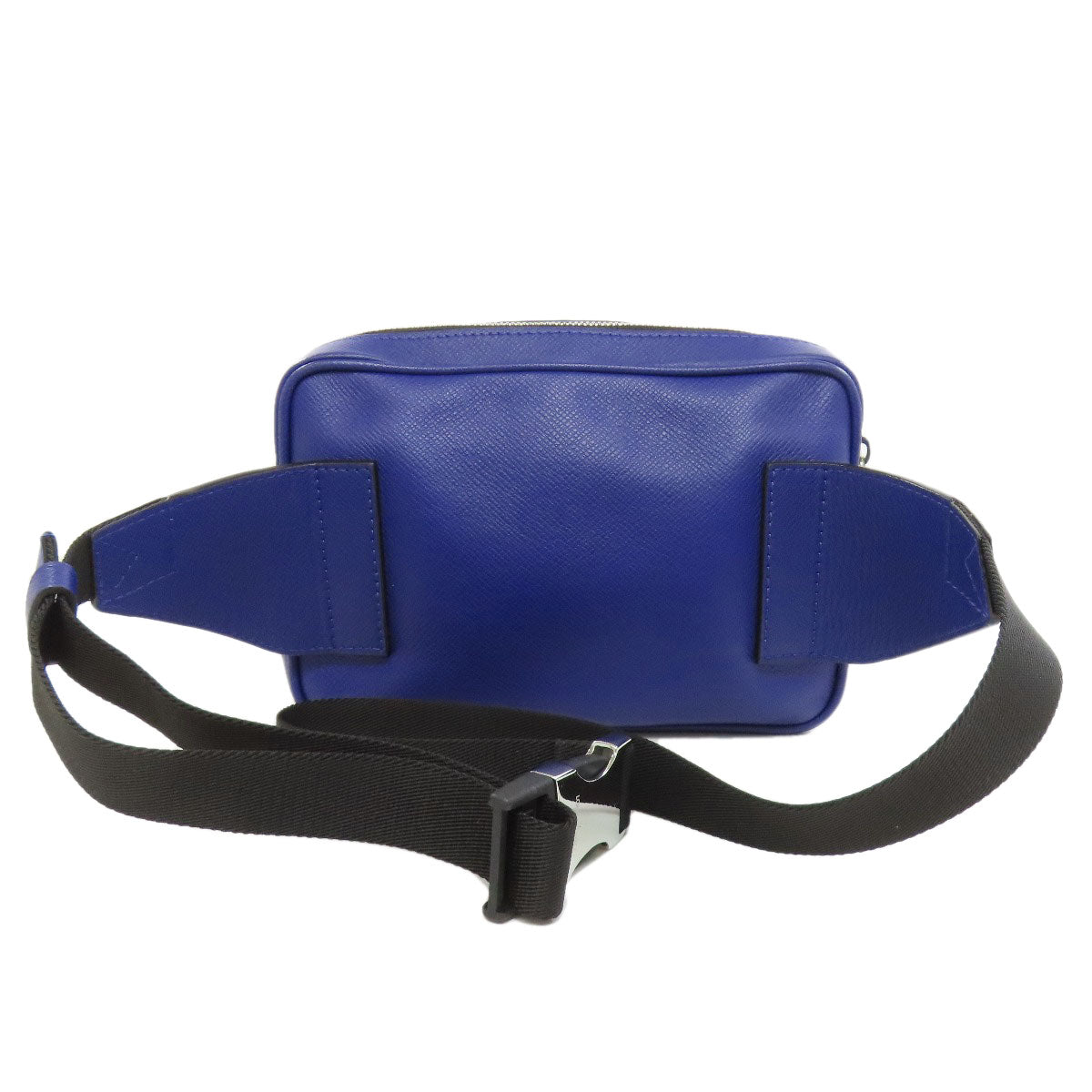 LOUIS VUITTON Hip bag Taiga Leather blue Bum bag outdoor