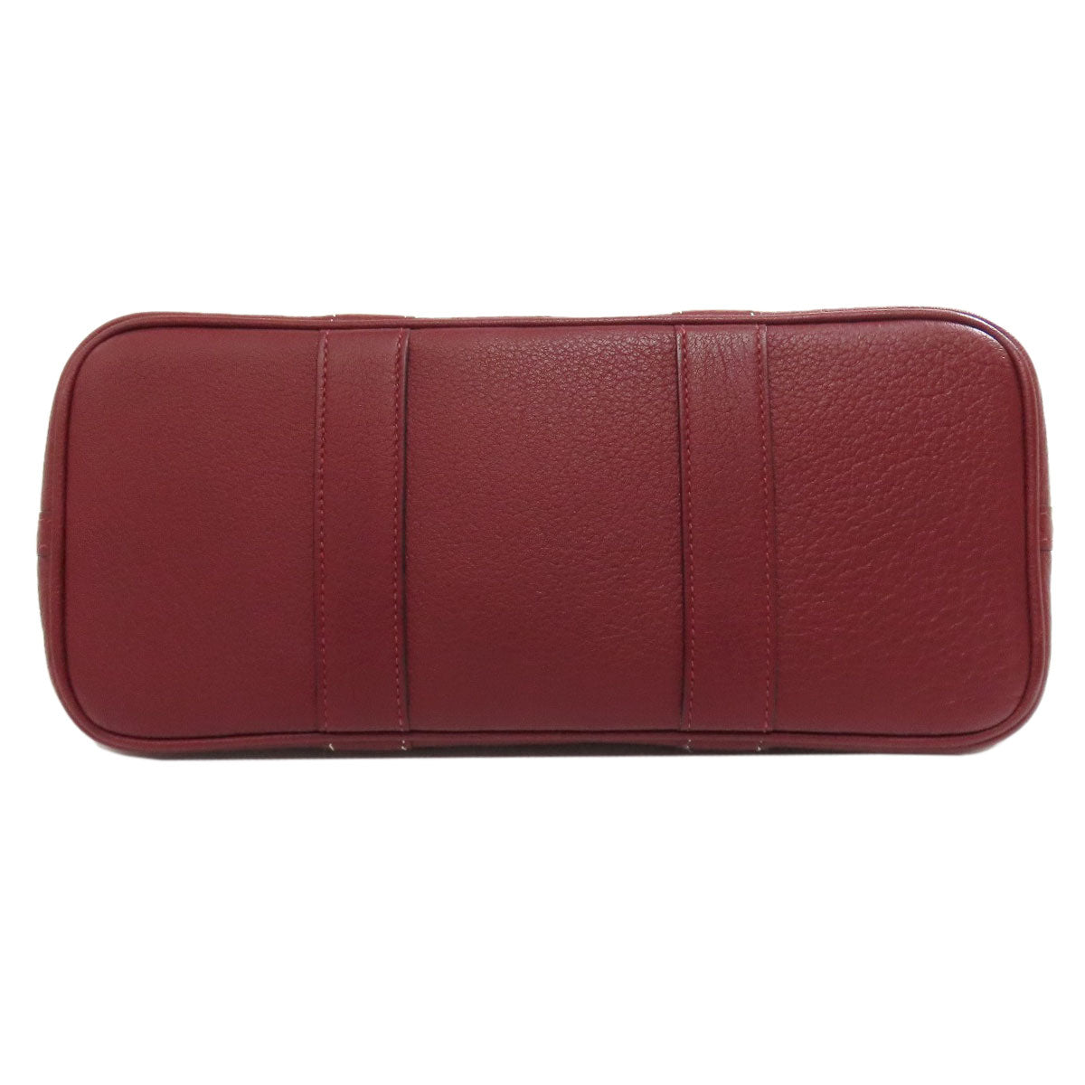 HERMES Handbag canvas gray Garden party TPM