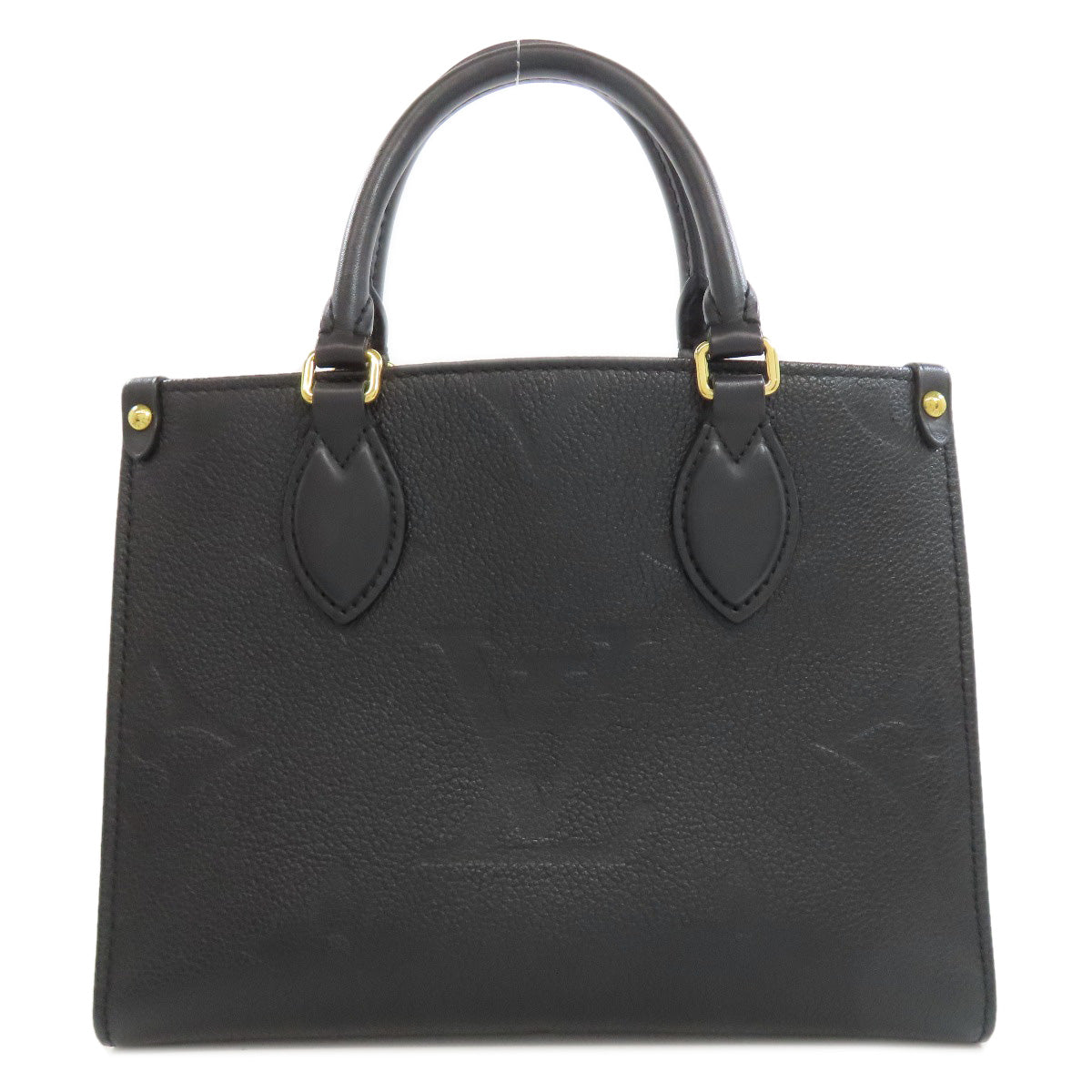 LOUIS VUITTON Handbag Ann Platt black On the Go PM
