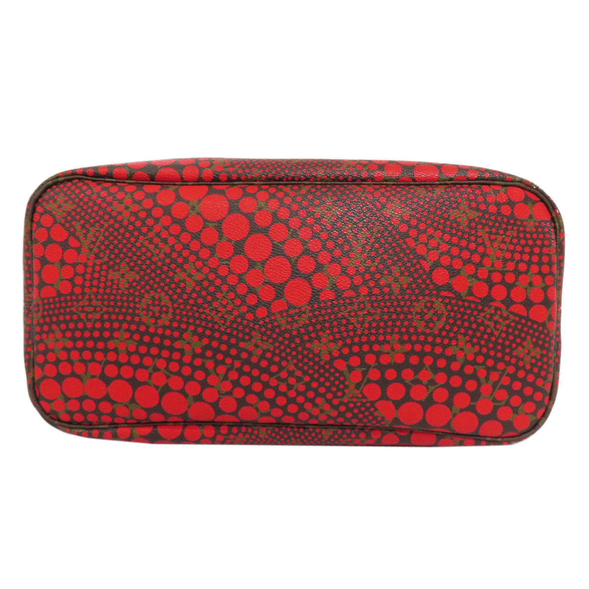 LOUIS VUITTON Tote Bag Monogram canvas Red Yayoi Kusama collaboration Neverfull MM