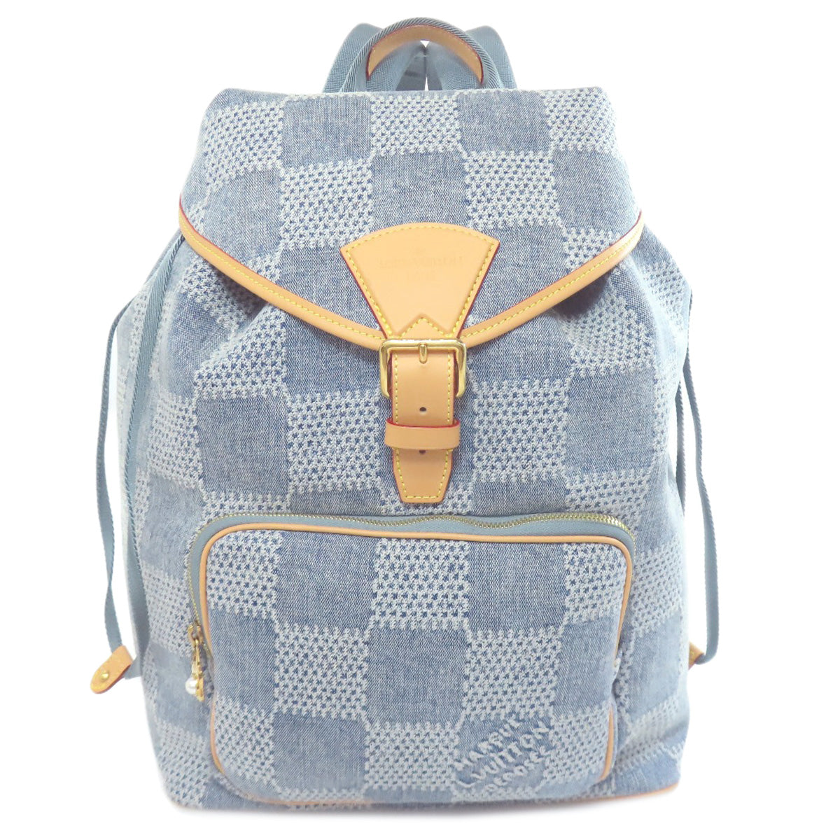 LOUIS VUITTON Backpack denim blue Montsouris