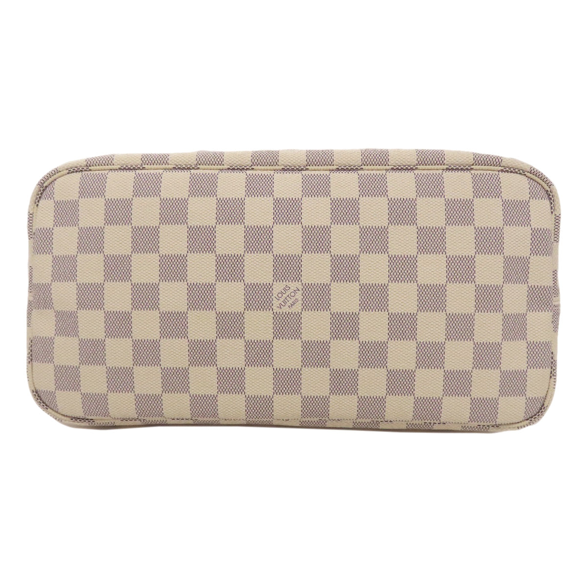 LOUIS VUITTON Tote Bag Damier canvas white Neverfull MM