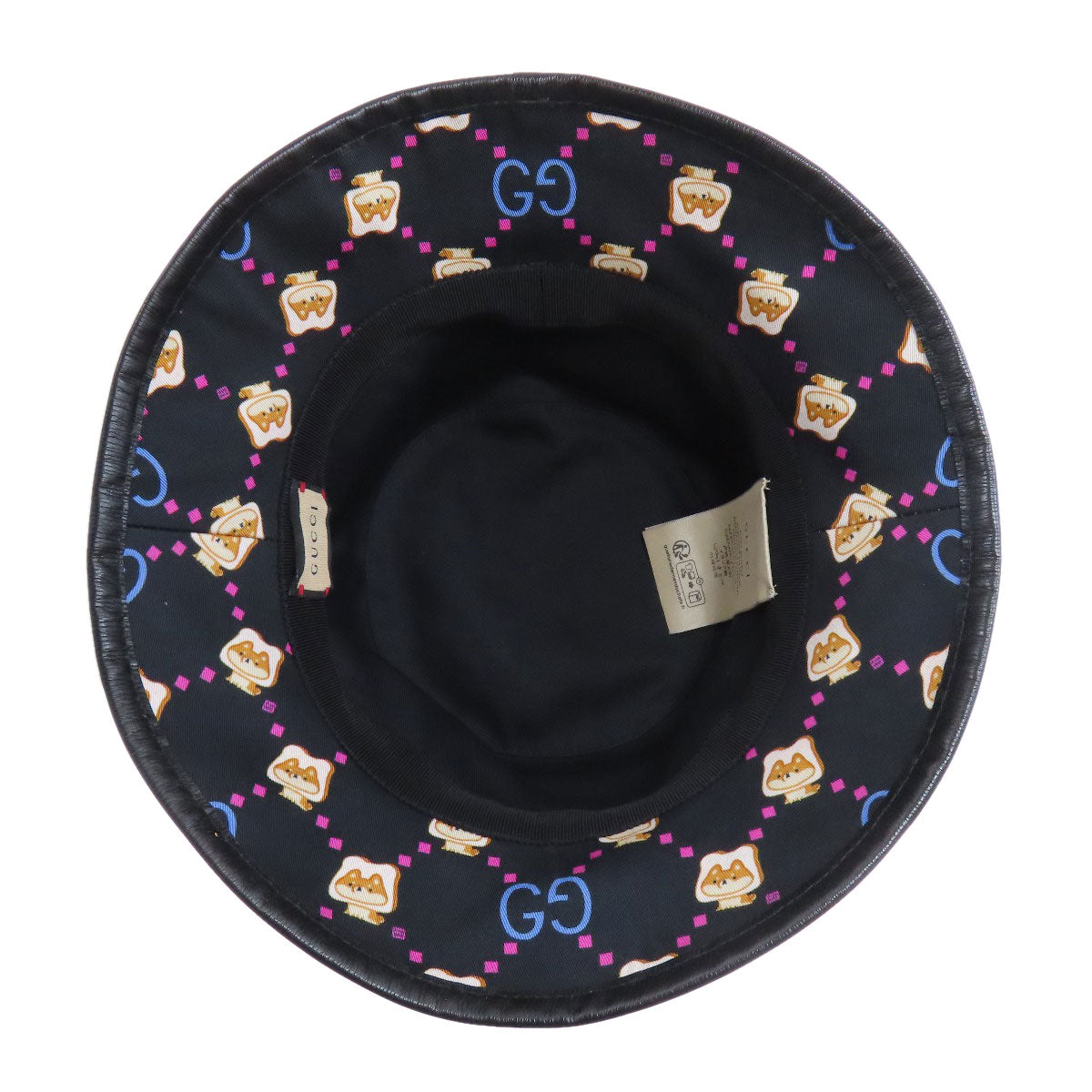 GUCCI hat canvas black Pikarar Kawaii Baguette Hat