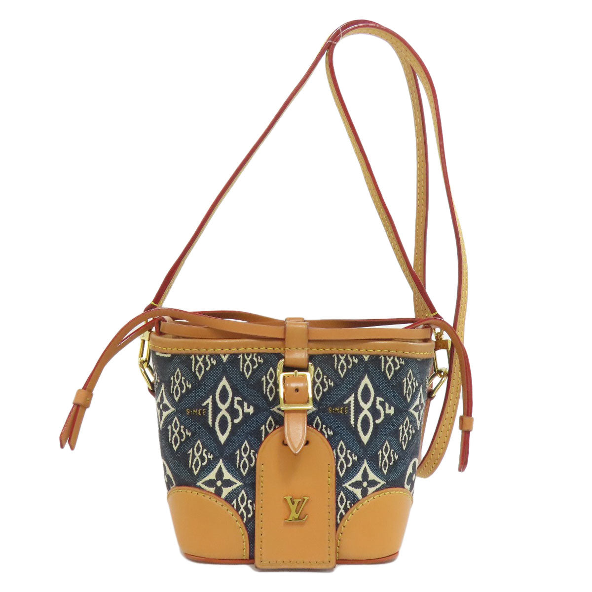 LOUIS VUITTON Shoulder Bag canvas blue Noe Perth