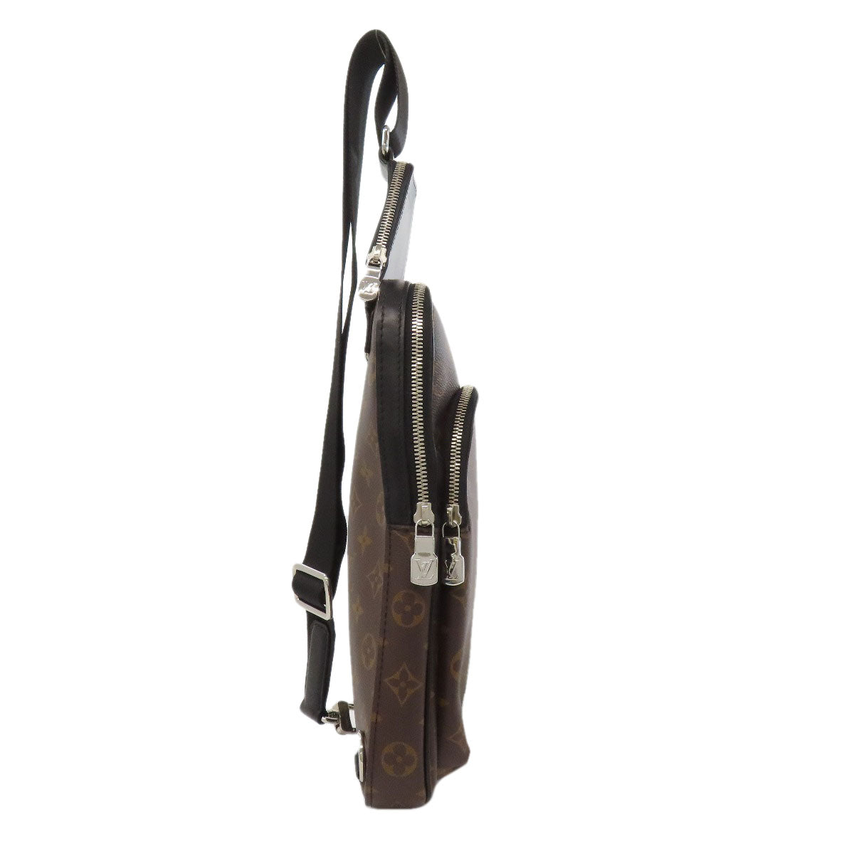 LOUIS VUITTON Sling bag Monogram canvas Brown Avenue Sling Monogram Macassar