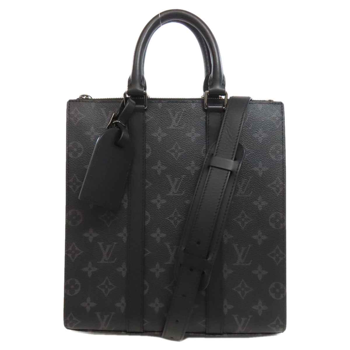 LOUIS VUITTON Handbag Monogram Eclipse black Sac Plat