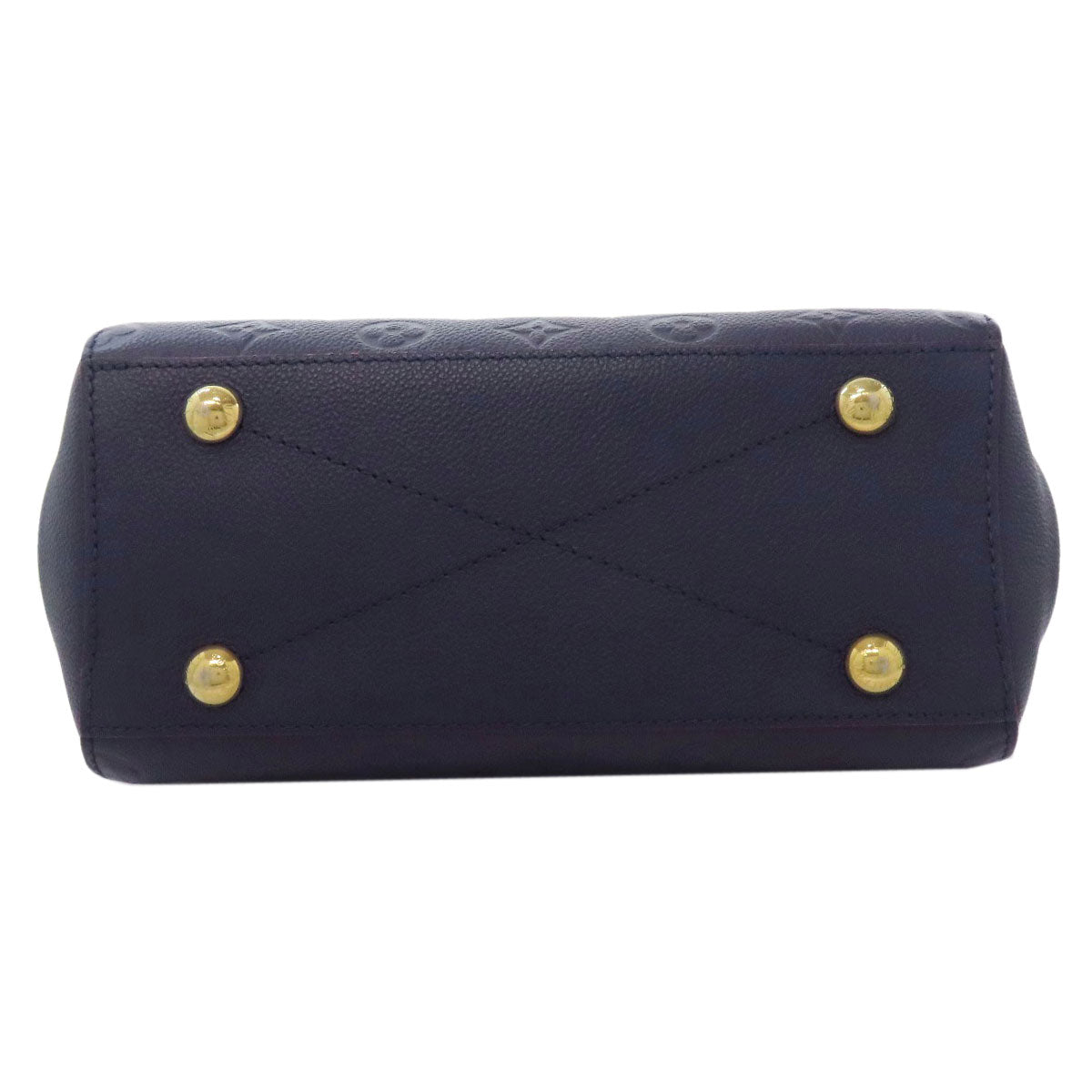 LOUIS VUITTON Handbag Ann Platt Navy Montaigne BB
