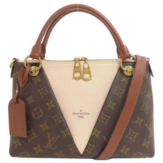 LOUIS VUITTON Handbag Monogram canvas Brown V tote BB