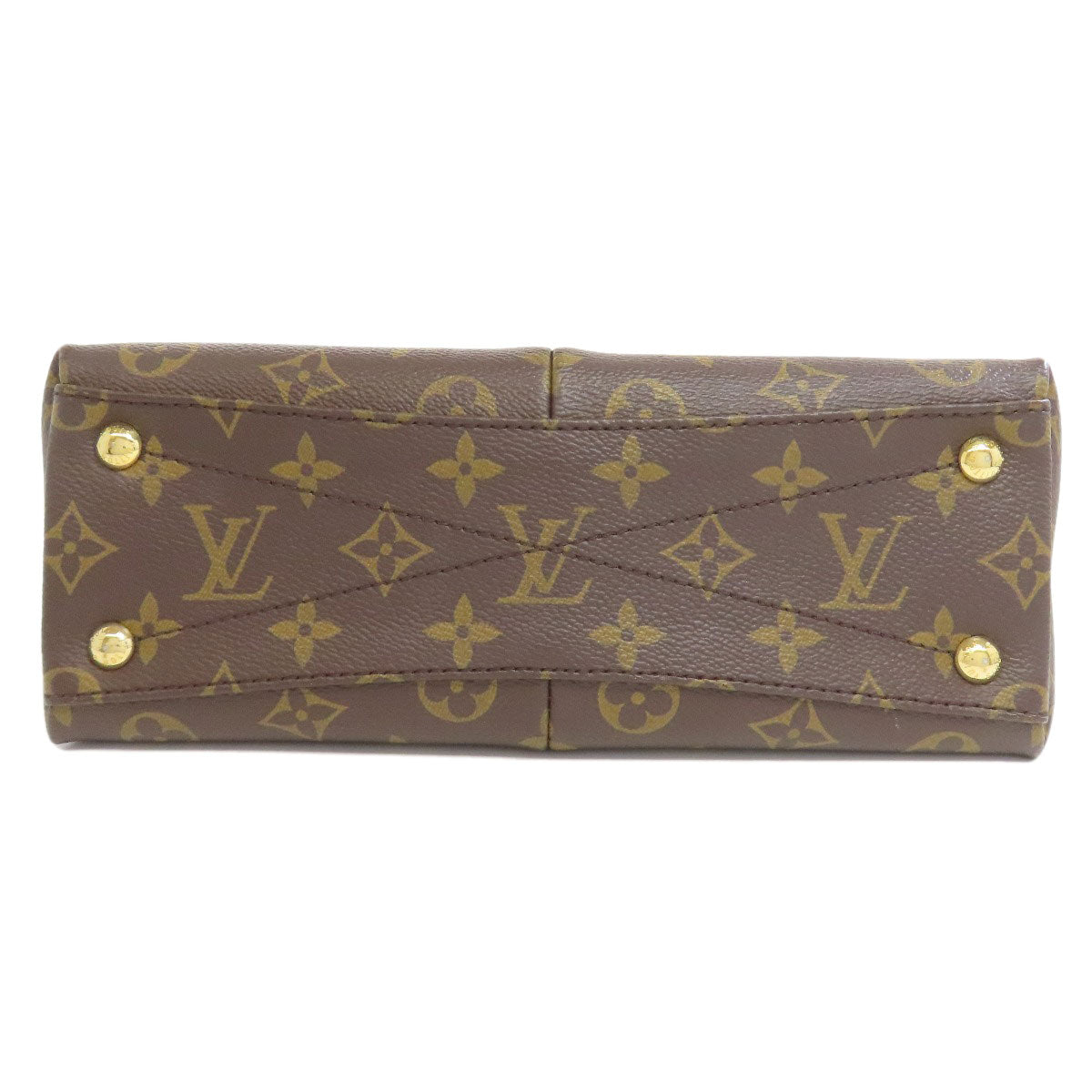 LOUIS VUITTON Handbag Monogram canvas Brown V tote BB