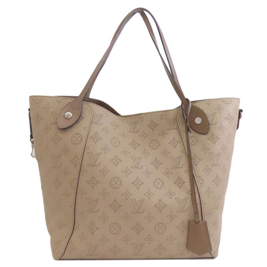 LOUIS VUITTON Tote Bag Mahina leather beige Hina MM