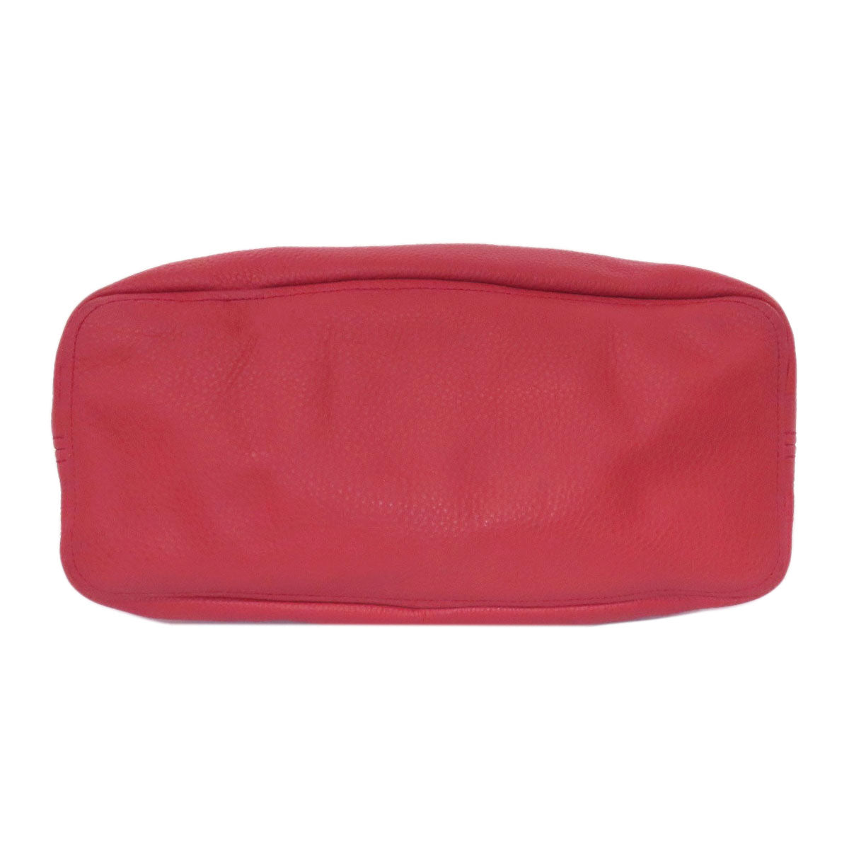 PRADA Shoulder Bag Calfskin Red one belt