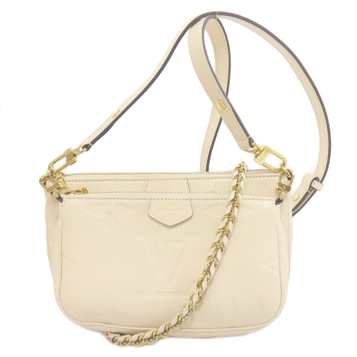 LOUIS VUITTON Shoulder Bag Ann Platt white Multi Pochette Accessoires