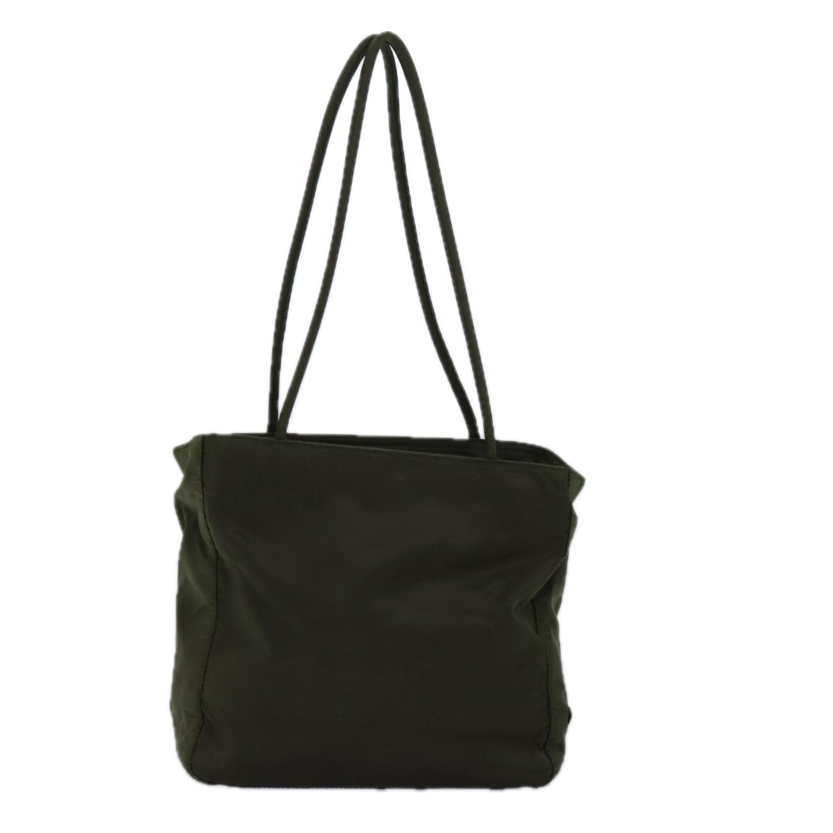 PRADA Tote Bag Nylon Khaki Auth 75997