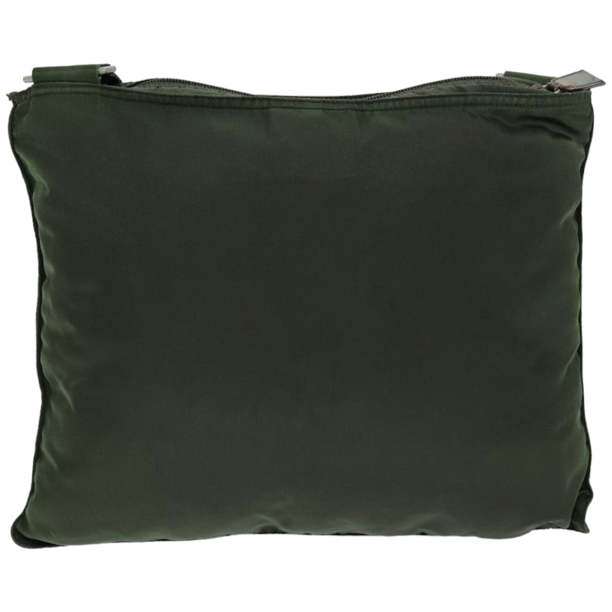PRADA Shoulder Bag Nylon Khaki Auth 75999