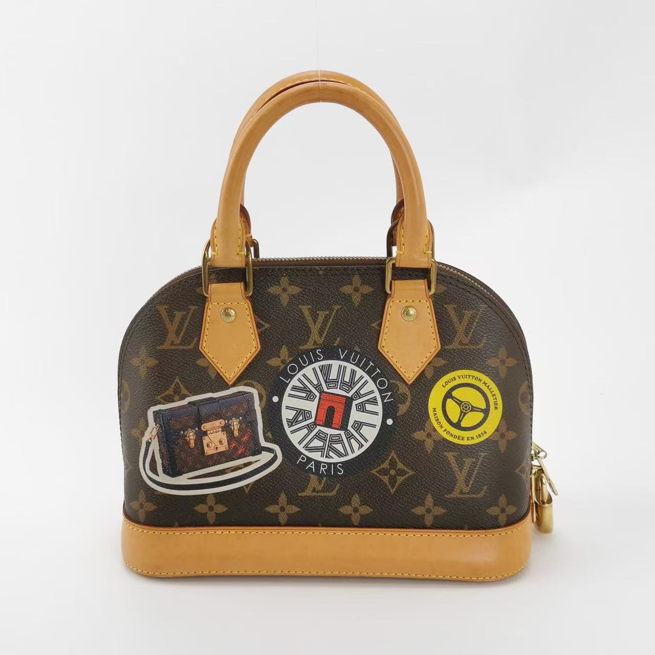 LOUIS VUITTON Alma BB World Tour Bag